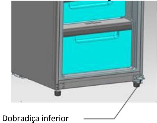 CANDY CFU 050 EN - ➢ Alterar a porta da direita para a esquerda - 7