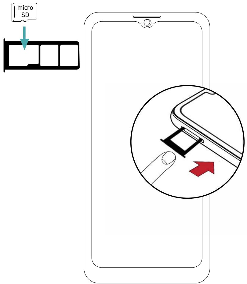 WIKO VIEW4 - \~ Instalarea Cardului de Memorie - 1