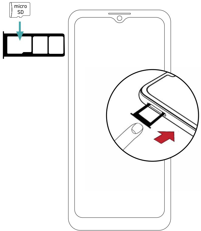 WIKO VIEW4 - \~ De geheugenkaart installeren - 1