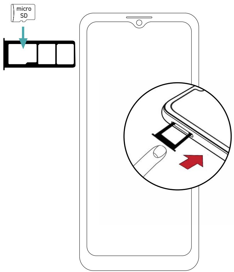 WIKO VIEW4 - Installing Memory Card - 1
