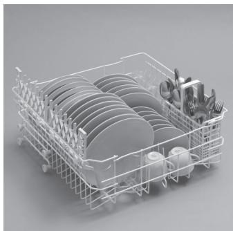CANDY CELDIMN4D622PB - Using the upper basket - 6