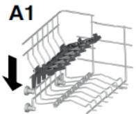 CANDY CELDIMN4D622PB - Beladen des oberen Geschirrkorbes - 2