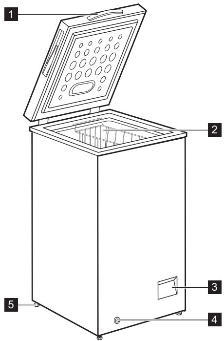 ZANUSSI ZCAN26FW1 - ZCAN26FW1 - GERÄTEBESCHREIBUNG - 1