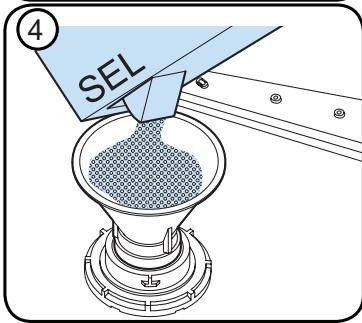 ESSENTIELB ELV-451B  -  ELV-451S - Remplissage du réservoir de sel régissantant - 4