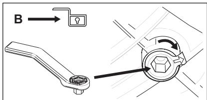 ELECTROLUX EW7H5142SC - EW7H5144SC - EW7H5142RB - EW7H5142SC - Pour débloquer les verrous à l'arrière du tambour : - 4