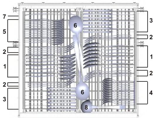 CONTINENTAL EDISON CELVF1442LED - Panier a couverts - 2