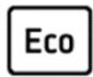 BRANDT SE2300WZ - Programming van de functie ECO - 1