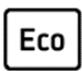 BRANDT SE2300WZ - Programación de la función ECO - 1