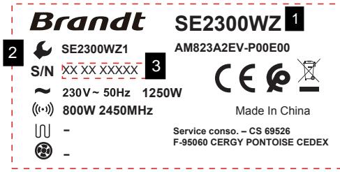 BRANDT SE2300WZ - Interventions - 1