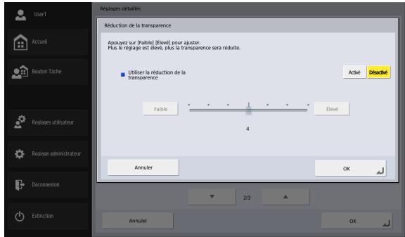 CANON IMAGEFORMULA SCANFRONT 400 - Réduction de la transparence - 1