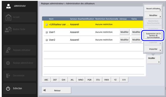 CANON IMAGEFORMULA SCANFRONT 400 - Suppression par le Serveur de Synchronisation - 1