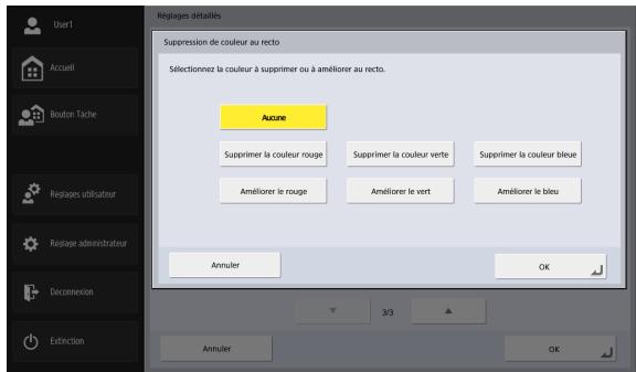 CANON IMAGEFORMULA SCANFRONT 400 - Suppression de couleur au recto (verso) - 1