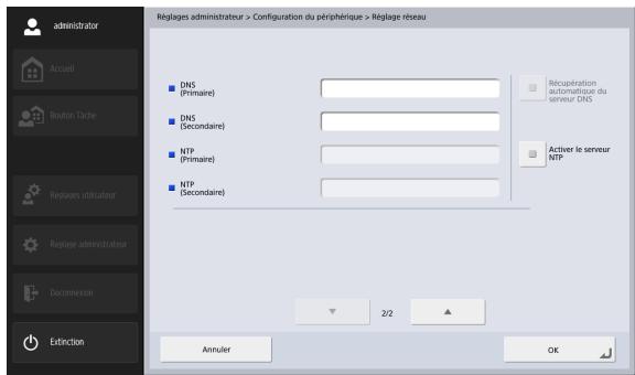 CANON IMAGEFORMULA SCANFRONT 400 - Réglages réseau - 2