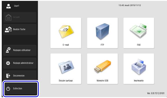 CANON IMAGEFORMULA SCANFRONT 400 - Mise hors tension - 1
