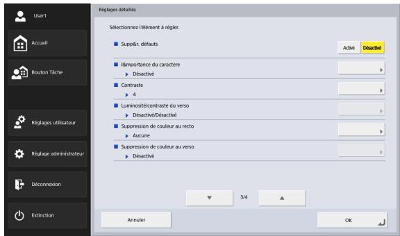 CANON IMAGEFORMULA SCANFRONT 400 - Réglages détaillés - 3