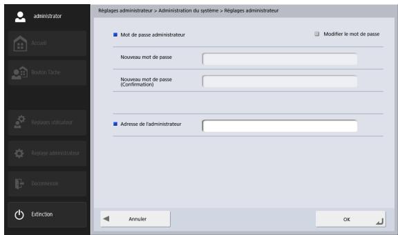 CANON IMAGEFORMULA SCANFRONT 400 - Réglages administrateur - 1