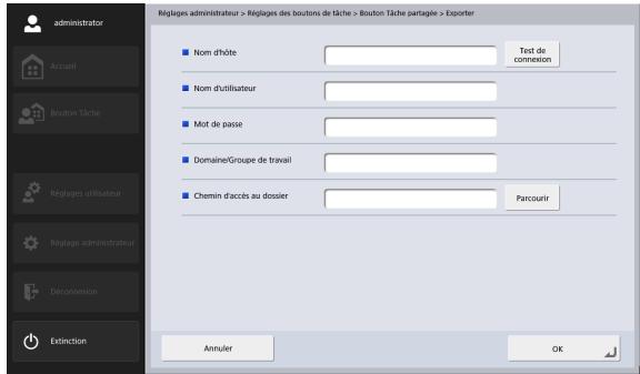 CANON IMAGEFORMULA SCANFRONT 400 - Exportation des boutons de tâche - 2