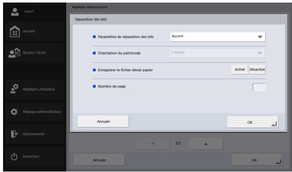 CANON IMAGEFORMULA SCANFRONT 400 - Séparation des lots - 1