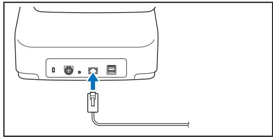 CANON IMAGEFORMULA SCANFRONT 400 - - Branchement du cable réseau - 1