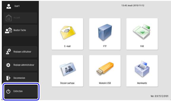 CANON IMAGEFORMULA SCANFRONT 400 - Mise hors tension - 1