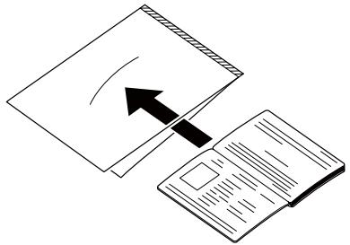 CANON IMAGEFORMULA SCANFRONT 400 - - Placement de la feuille de support pour les passeports - 1