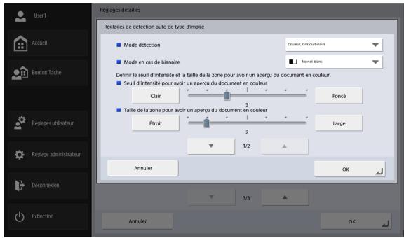CANON IMAGEFORMULA SCANFRONT 400 - Réglages de détction auto de type d'image - 1