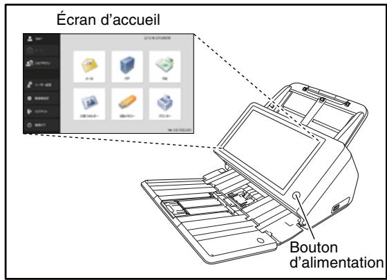CANON IMAGEFORMULA SCANFRONT 400 - Mise sous tension - 1