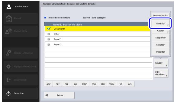 CANON IMAGEFORMULA SCANFRONT 400 - Modification de tâches - 1