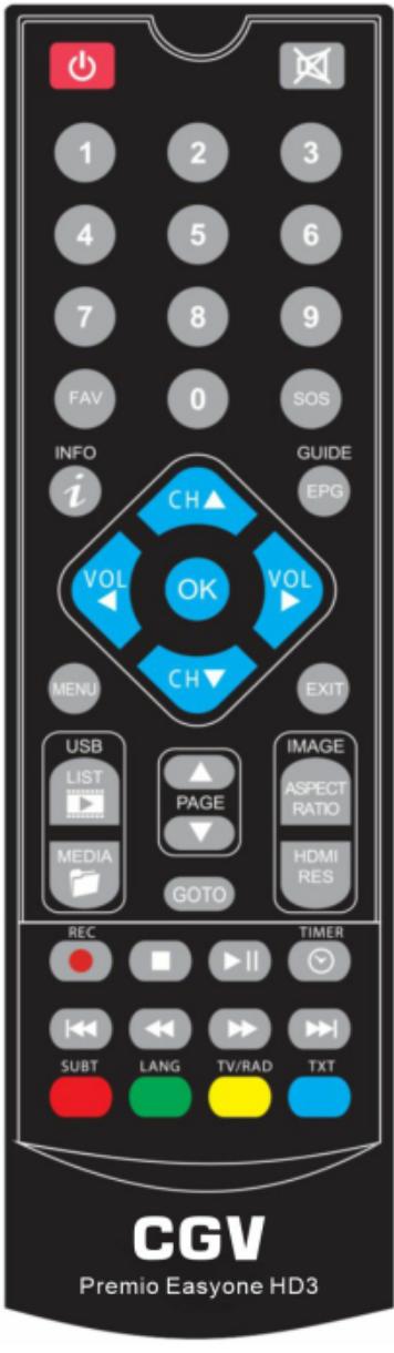 CGV PREMIO ESAYONE HD 3 - La Télécommande - 1