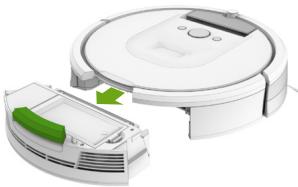 IROBOT ROOMBA 974 - Nettoyage des capteurs de bac plein - 1
