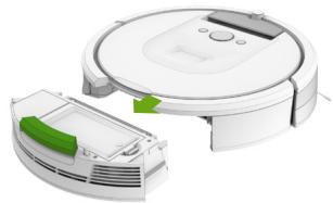 IROBOT ROOMBA 974 - Vidage du bac - 1