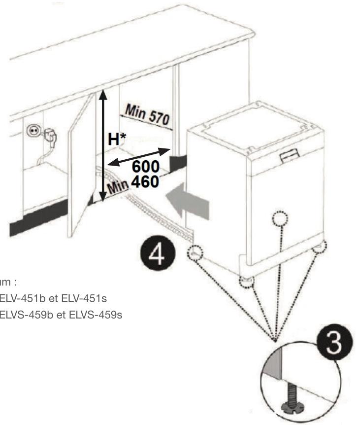 ESSENTIELB ELVS-459S - Installation sous un plan de travail - 2