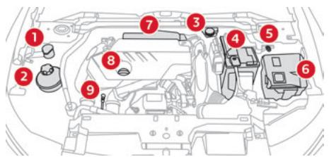 CITROEN C5X - Compartiment moteur - 1