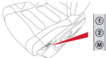CITROEN C5X - Mémorisation des positions de conduite - 1