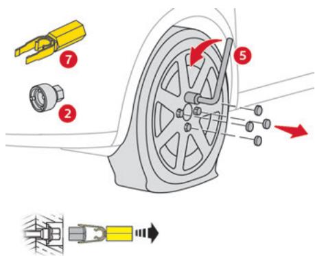 CITROEN C5X - Démontage de la roue - 1