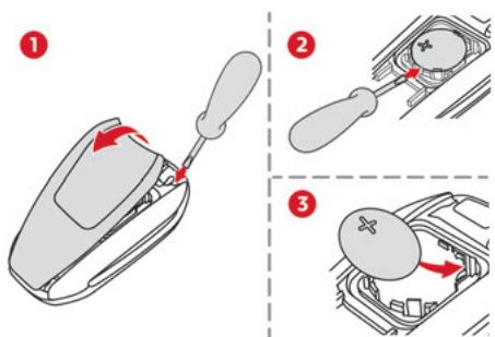 CITROEN C5X - Changement de la pile - 1