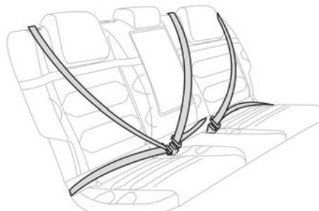 CITROEN C5X - Ceintures de sécurité arrière - 1