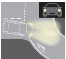 CITROEN C5X - Éclairage statique d'intersection - 1