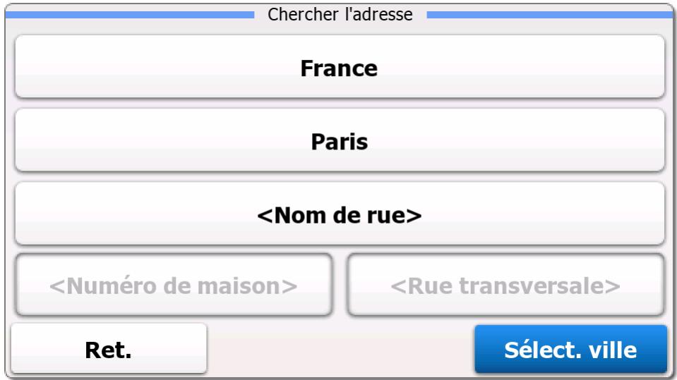 TAKARA SL99BP - Sélection du centre de la ville/localité comme destination - 4
