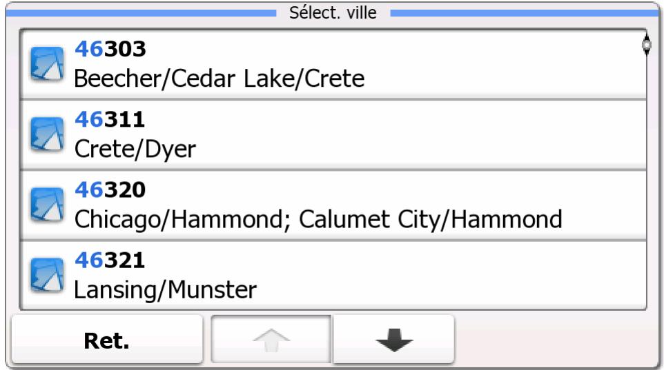 TAKARA SL99BP - Saisie d'une adresse avec un code postal - 6