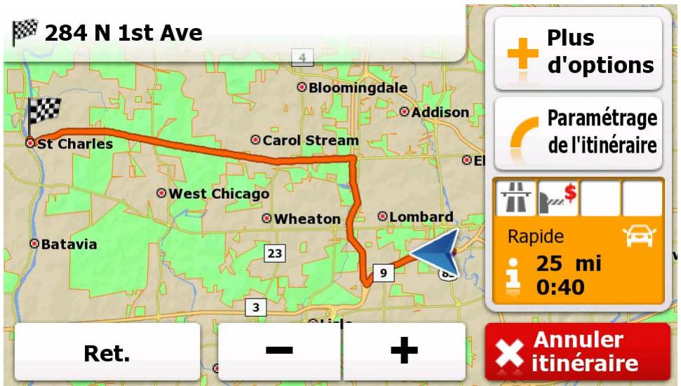 TAKARA SL99BP - Vérification des paramètres de l'itinétaire - 1