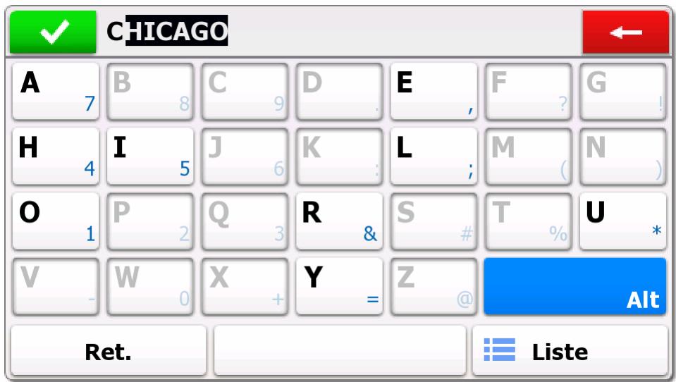 TAKARA SL99BP - Saisie du point central de la rue en tant que destination - 4