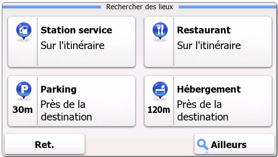TAKARA SL99BP - Sélection de la destination à partir des POI à l'aide de la Recherche rapide - 3