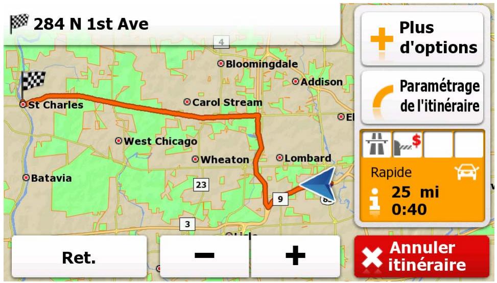TAKARA SL99BP - Vérification des options de l'itinétaire - 3