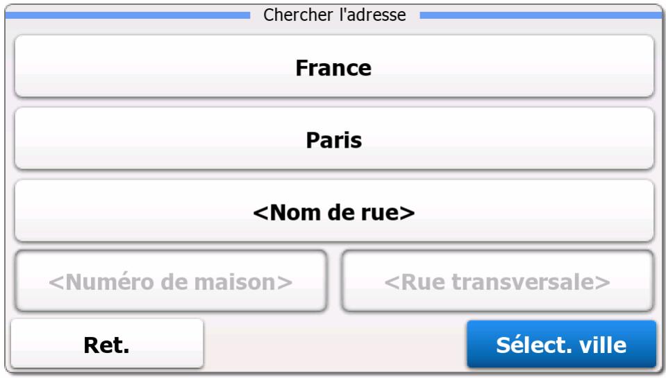 TAKARA SL99BP - Sélection d'une intersection en tant que destination - 4