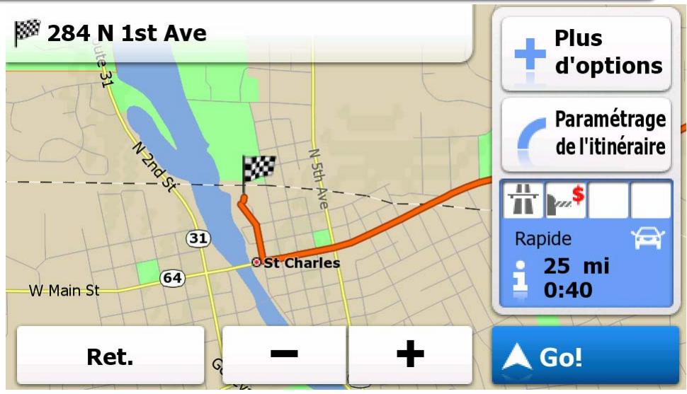 TAKARA SL99BP - Sélection de la destination à partir de l'Historique - 5