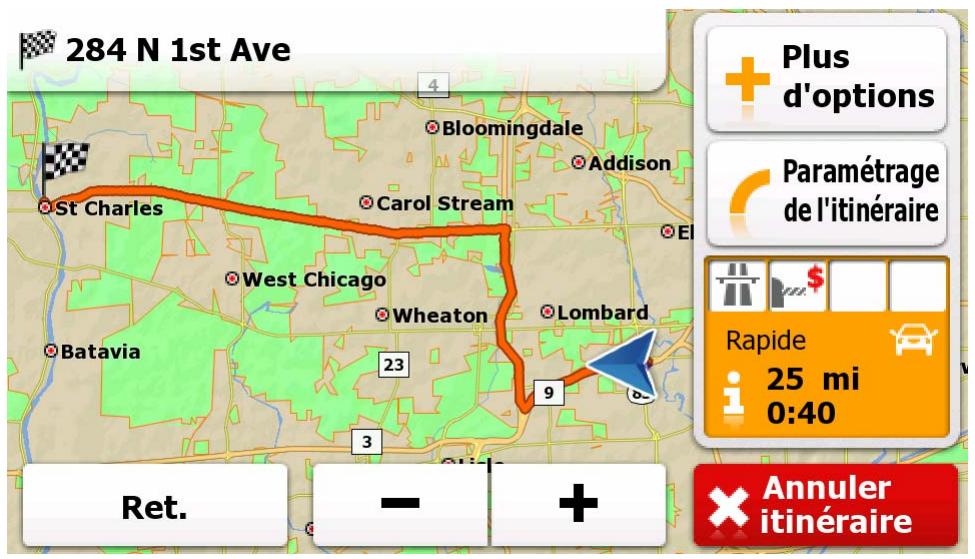 TAKARA SL99BP - Visualisation de l'itinéraire complet sur la carte - 2