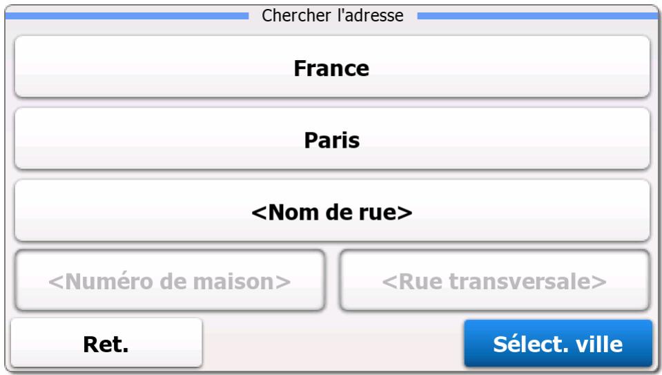TAKARA SL99BP - Saisie d'une adresse - 2