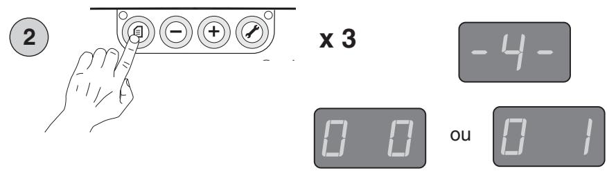 2 x 3 - 4 - 0 0 ou 0 1