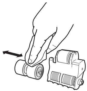CANON IMAGEFORMULA DR-M1060 - Wipe the removed rollers with a cloth that has been dampened with water and thoroughly wrung out. - 1